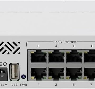 MikroTik CRS310-8G+2S+IN Gigabit Desktop Switch with 10G SFP+