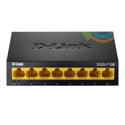 D-Link 8-Port Gigabit Network Switch – DGS-F108