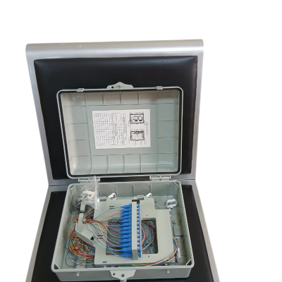 1x24 Indoor FAT Fiber Box with SC/UPC Adapters & Pigtails