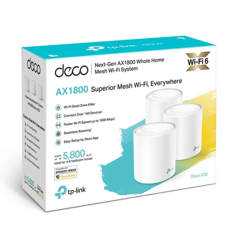 TP-LINK Deco X20-AX1800 (3-Pack)
