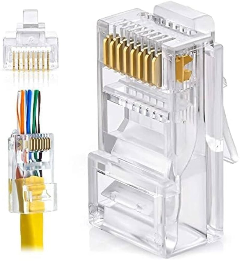 RJ45 Pass-Through Connector