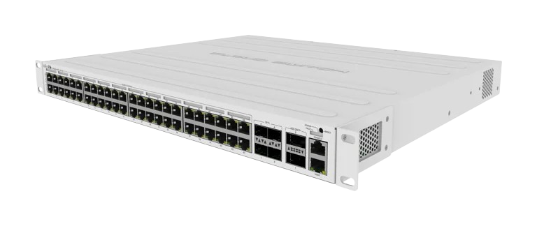 MikroTik CRS354-48P-4S+2Q+RM 48-Port PoE Switch