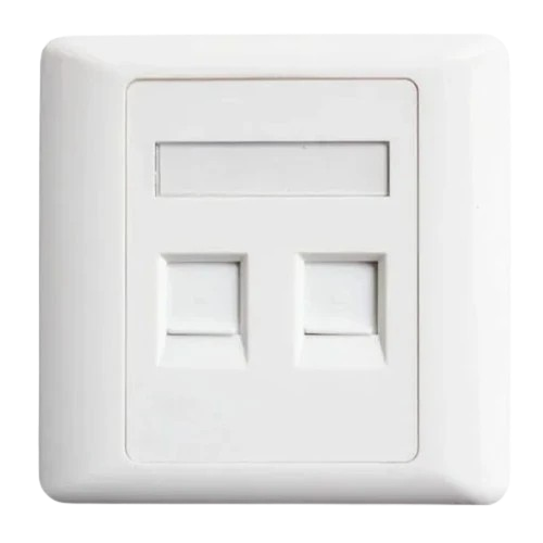 2-Port Network Faceplate