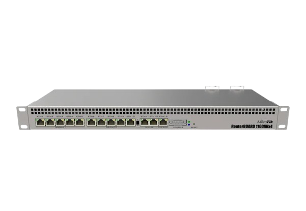 MikroTik RB1100AHx4 13-Port Gigabit Rackmount Router
